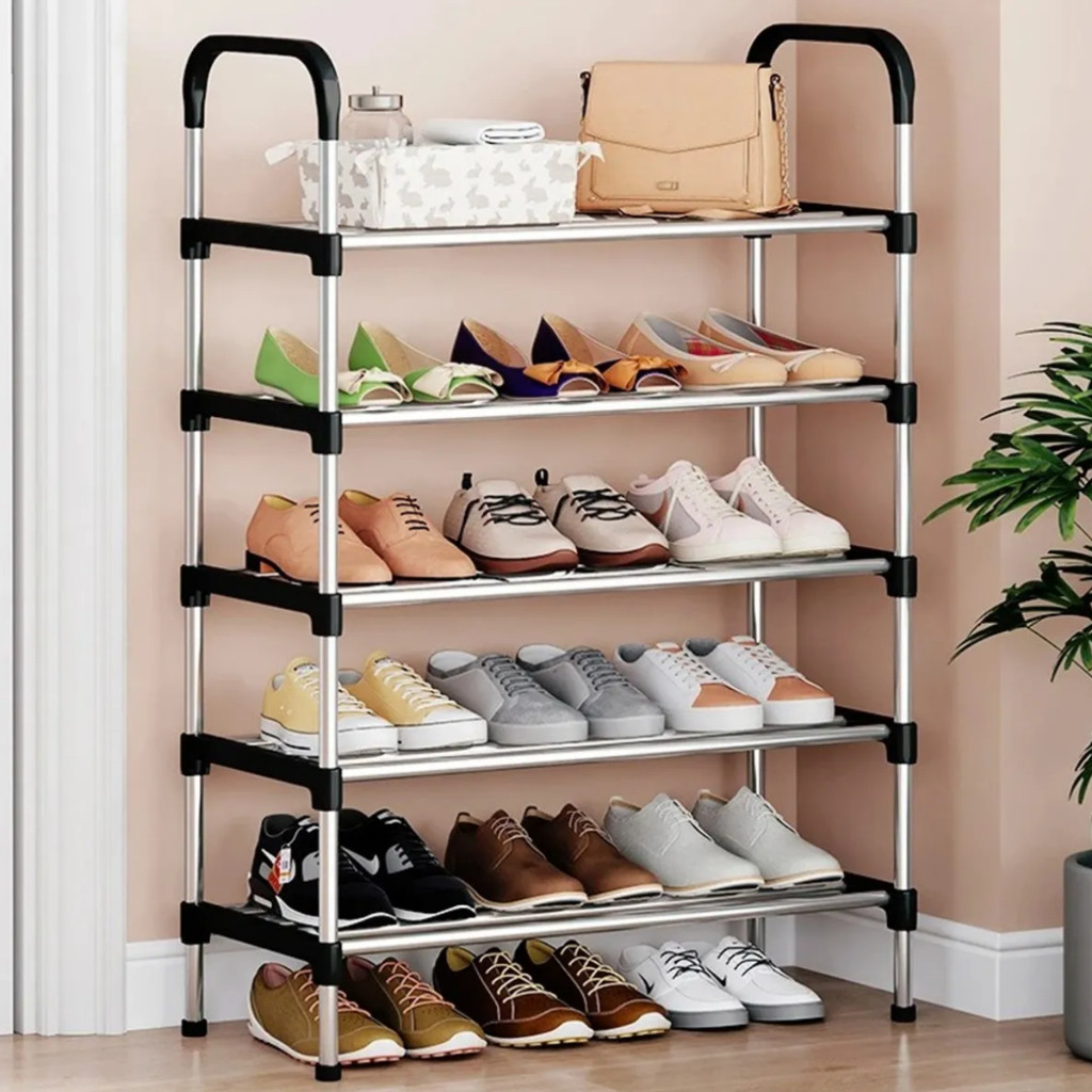 Sapateira Rack Multiuso Organizadora até 15 Pares 3/4/5Andares/estante de armazenamento