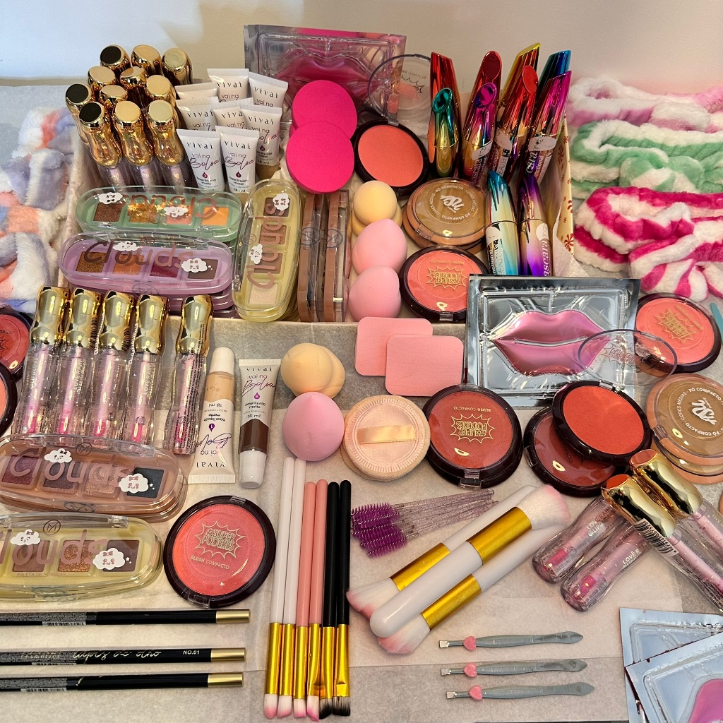 kit Maquiagem Completo - Maquiagens e Skin Care Poran