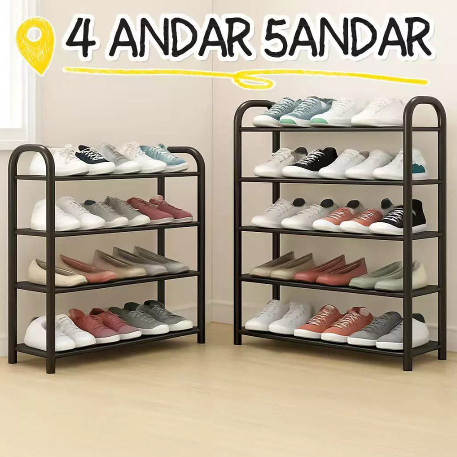 Sapateira Prateleira 4/5 Andares Organizadora Multiuso Sapatos Livros Brinquedos