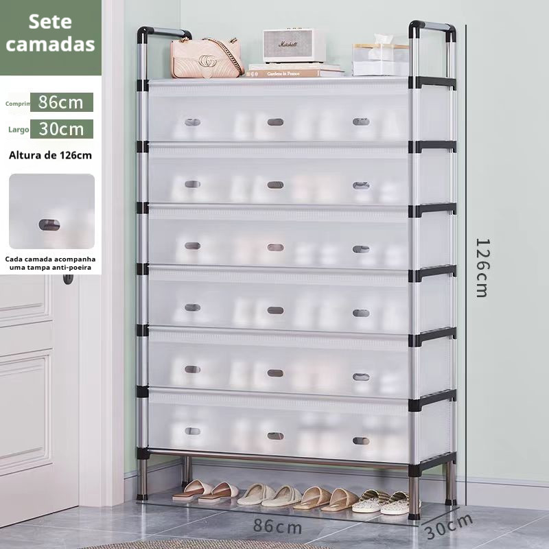 8 Sapateira Andares Desmontável Organizador de Tênis 40 Pares