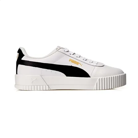 Tênis Casual Feminino Carina Lux Puma White/white/black 37 Br