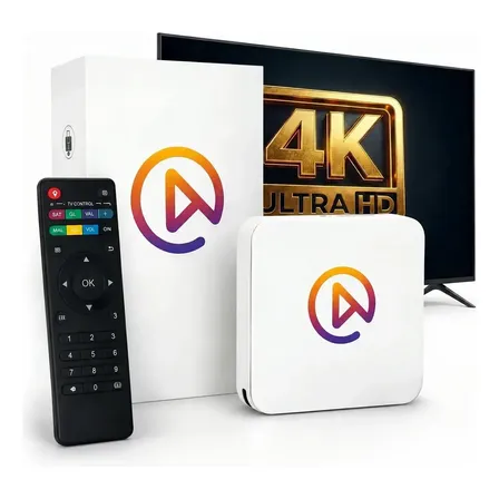 Lançamento Tv Box Uni V10 4k Versao Branco Padrão Copa 2026 Branco