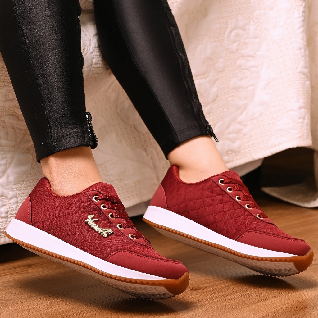 Tênis Feminino academia corrida malhar caminhar correr leve