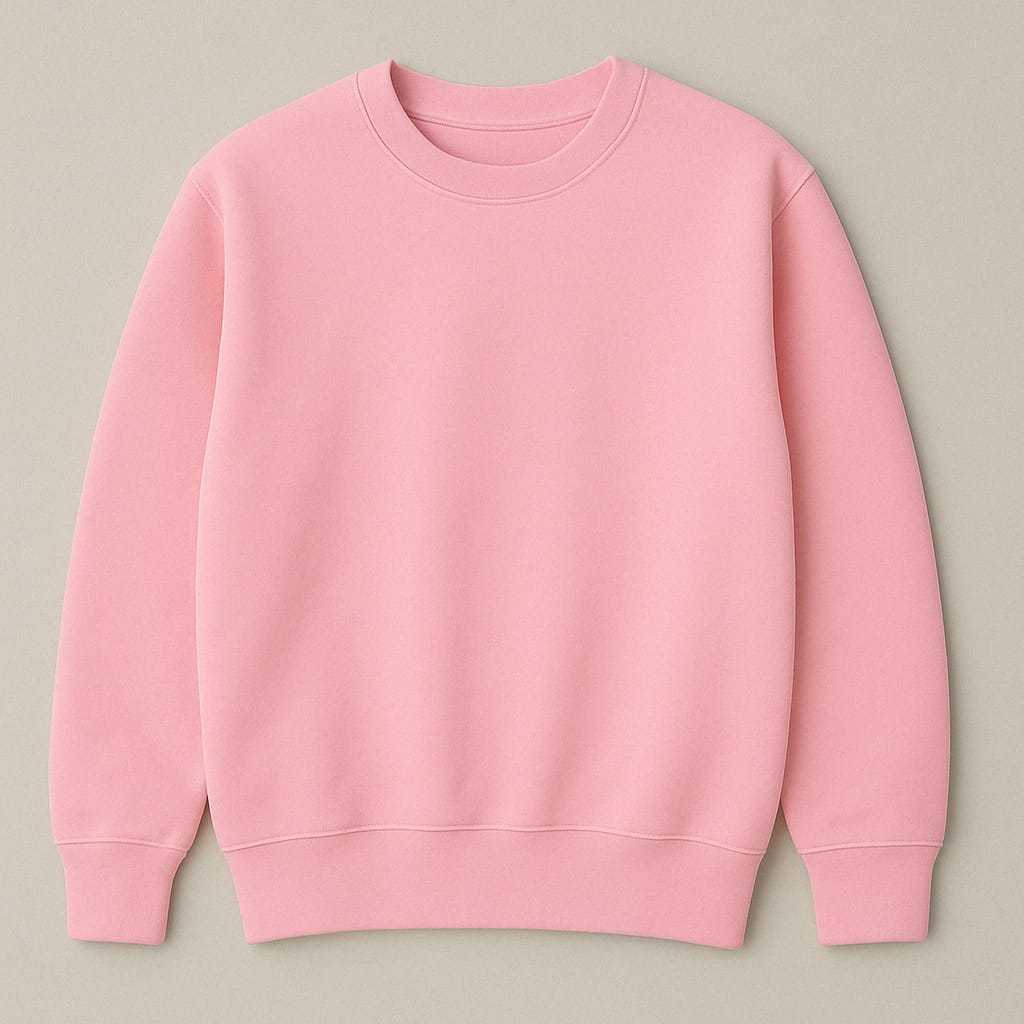 Moletom Gola Redonda Flanelado Unissex Liso Algodão Oferta Exclusiva