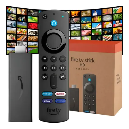 Fire Stick Tv Lite Amazon Remoto Controle Voz Alexa Wi-fi Hd Preto Padrão