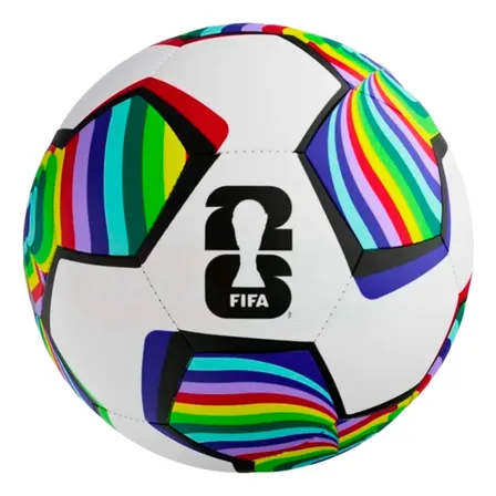 Bola De Futebol Oficial Copa Do Mundo 2026 Licenciada Branco/azul/verde