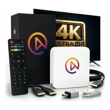 Tv Box Lançamento  Uni V10 4k Versão Preto Padrão Copa 2026 Preto
