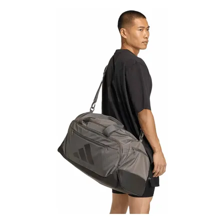Bolsa Esportiva Média Training Defender adidas Marrom Lisa Níquel