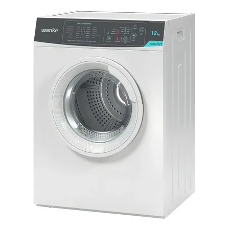 Secadora De Roupas 12kg Wanke Comfort 12 Programas Branca Swsa120p Branco 220v