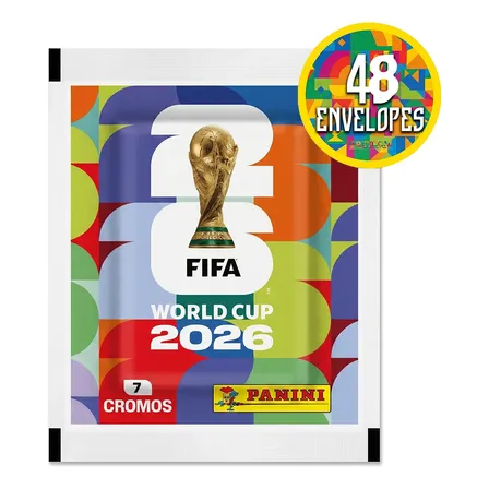 Kit 336 Figurinhas Do Álbum Copa Do Mundo 2026- 48 Envelopes