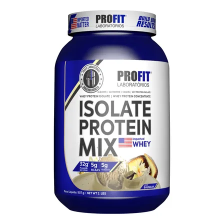 Isolate Protein Mix Whey Isolado Bcaa Glutamina Profit Labs