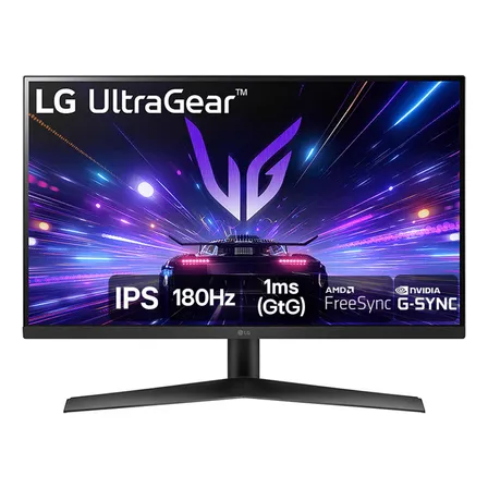 Monitor Gamer LG UltraGear 27” IPS, 180Hz, 1ms (GtG), NVIDIA G-SYNC , AMD FreeSync, HDR10, sRGB 99% - 27GS60F-B