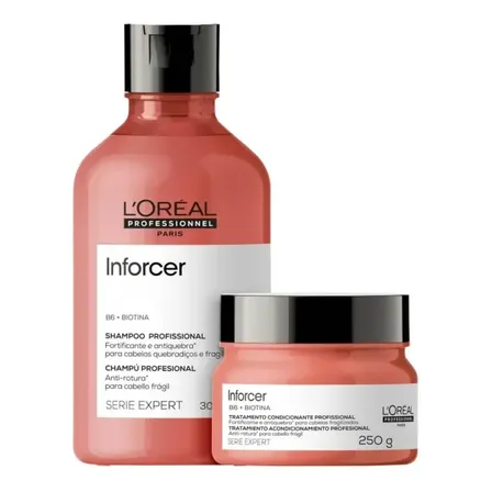 L'oréal Professionnel Inforcer Kit Shampoo 300ml e Máscara 250ml