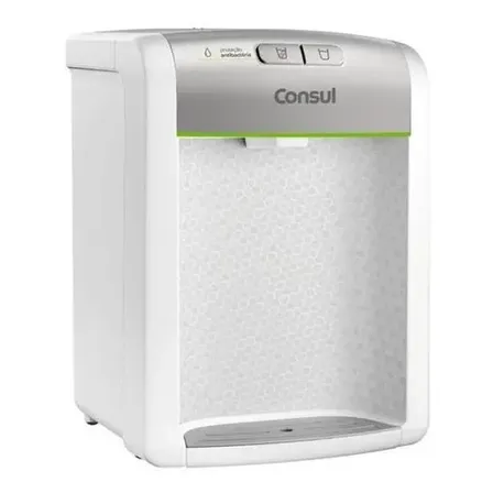 Purificador De Água Consul refrigerado Natural E Gelada com proteção antibactérias Bivolt Consul Branco - CPB34ASVNA