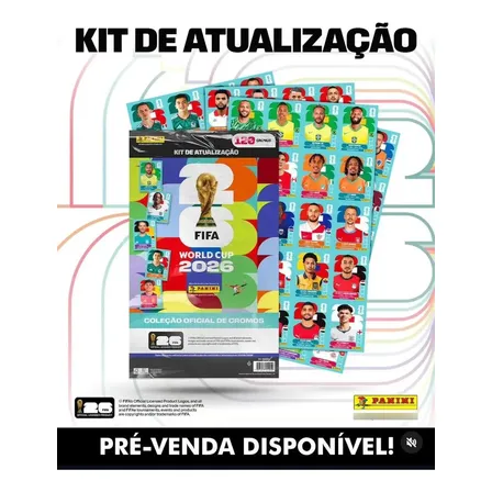 Kit De Atualização 120 Figurinhas Album Fifa World Cup 2026 Kit De Atualização 120 Figurinhas Copa 2026