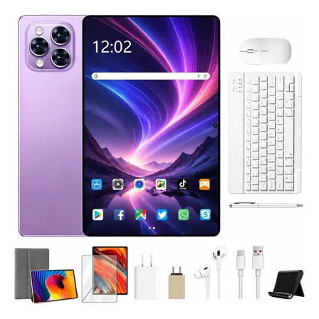 Tablet Pro12max 11.6  Fhd,12+512gb,8800mah,estudo/trabalho Roxo Luz Estelar