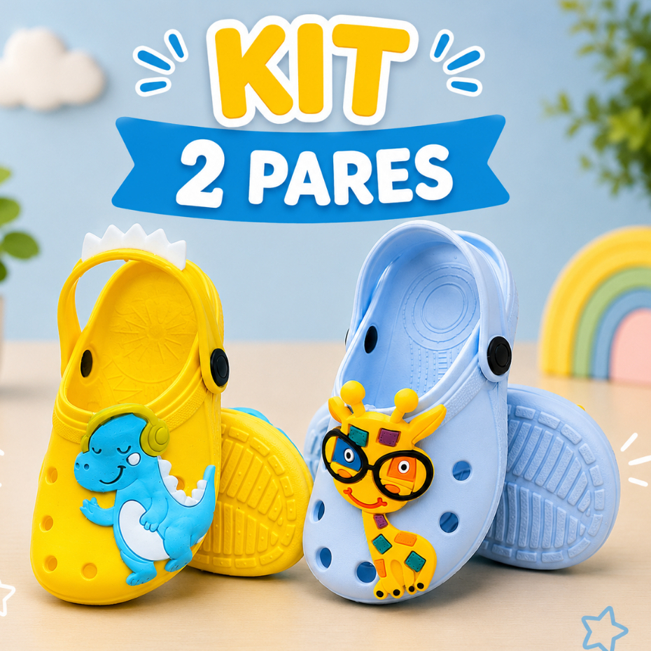 Sandália Infantil Menino Personagens Antiderrante Confortável Leve 2 Pague Menos