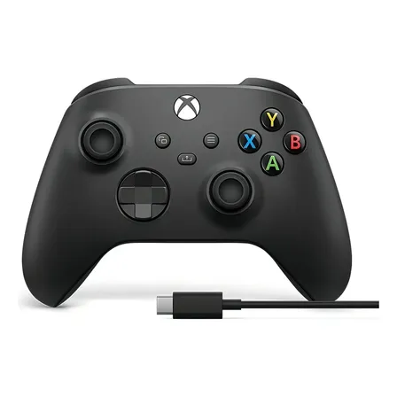 Controle Sem Fio Xbox Series Ep2-40651 + Cabo Usb Preto Carbon Black
