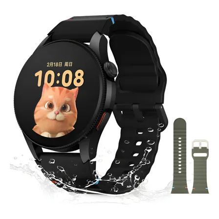 Smartwatch Aurafit G12 GPS AMOLED 1.43" Bluetooth Resistente Água 3ATM