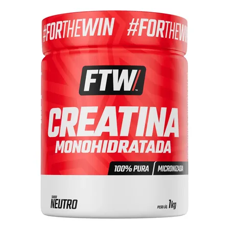 Creatina Monohidratada 100% Pura Pote 1kg - FTW