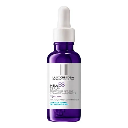 Sérum Antimanchas com Melasyl e Niacinamida para Todos os Tipos de Pele que Corrige Manchas Persistentes, Unifica o Tom e Ilumina, sem Perfume, Mela B3 La Roche‑Posay 15ml