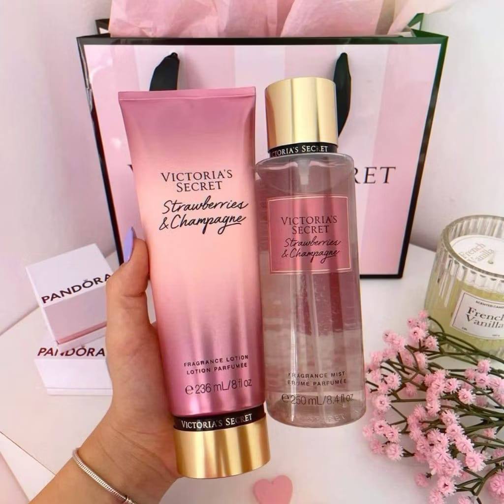 Kit Hidratante Corporal + Body Splash Feminino | Fragrância Doce Frutal | Hidratação Prolongada | Pele Macia