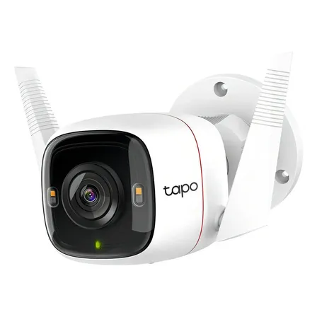Câmera de segurança TP-Link Tapo C320WS 2K 4MP WiFi Branco IP66