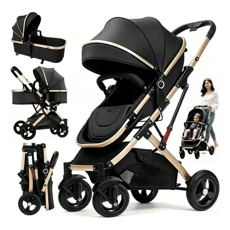 Carrinho De Bebê Passeio Reversivel Chique Conforto 3 Em 1