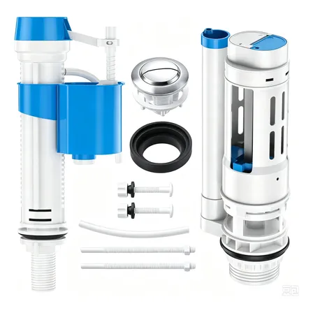 Kit Descarga Acoplada Completo Caixa Universal E Duplo